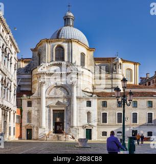 Kirche San Geremia, Venedig, Italien. Die erste Kirche wurde im 11. Jahrhundert an diesem Ort errichtet. Das aktuelle Gebäude stammt aus dem Jahr 1753 und war de Stockfoto