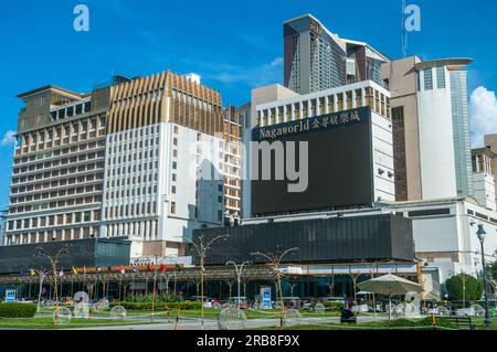 NagaWorld Hotel & Entertainment Complex, Kambodschas größtes Casino. Phnom Penh, Kambodscha. © Kraig Stockfoto