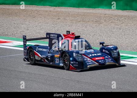 Monza Circuit, Monza, Lombardei, Italien. 7. Juli 2023. 2023 FIA-Weltausdauermeisterschaft, 6 Stunden Monza; United autosport Oreca 07 - Gibson Credit: Action Plus Sports/Alamy Live News Stockfoto