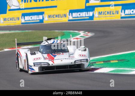 Monza Circuit, Monza, Lombardei, Italien. 7. Juli 2023. 2023 FIA-Weltausdauermeisterschaft, 6 Stunden Monza; Proton Competition Porsche 963 Punkte: Action Plus Sports/Alamy Live News Stockfoto