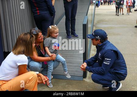 Nick DeVries (NED) Scuderia AlphaTauri während FORMEL 1 ARAMCO BRITISH GRAND PRIX 2023 - jUL7-9 Silverstone, Großbritannien Stockfoto
