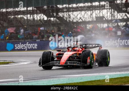 Silverstone, Großbritannien. 8. Juli 2023. #16 Charles Leclerc (MCO, Scuderia Ferrari), F1 Grand Prix von Großbritannien am Silverstone Circuit am 8. Juli 2023 in Silverstone, Großbritannien. (Foto von HIGH TWO) dpa/Alamy Live News Stockfoto