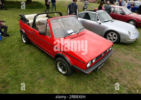 1984 Volkswagen Golf GTi auf Markeaton Car Show, Derby, 2023 Stockfoto