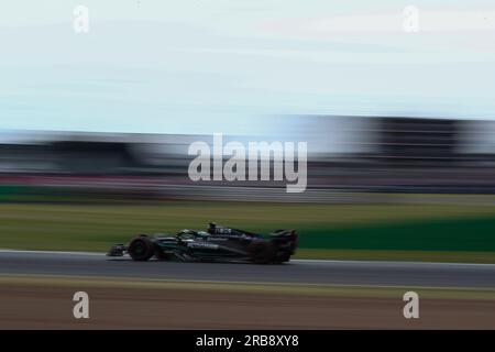 Silverstone, Großbritannien. 8. Juli 2023. George Russell (GBR) Mercedes W14 E Leistung während FORMEL 1 ARAMCO BRITISH GRAND PRIX 2023 - jUL7-9 Silverstone, Großbritannien (Kreditbild: © Alessio De Marco/ZUMA Press Wire) NUR REDAKTIONELLE VERWENDUNG! Nicht für den kommerziellen GEBRAUCH! Stockfoto