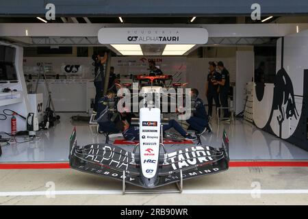 Silverstone, Großbritannien. 8. Juli 2023. Während DER FORMEL 1 ARAMCO BRITISH GRAND PRIX 2023 - jUL7-9 Silverstone, Großbritannien (Kreditbild: © Alessio De Marco/ZUMA Press Wire) NUR REDAKTIONELLE VERWENDUNG! Nicht für den kommerziellen GEBRAUCH! Stockfoto