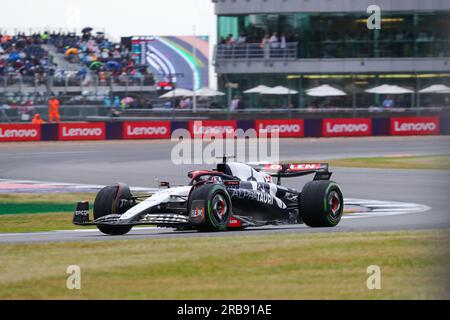 Silverstone, Großbritannien. 8. Juli 2023. Nick DeVries (NED) Scuderia AlphaTauri.während FORMEL 1 ARAMCO GROSSEN PREIS VON GROSSBRITANNIEN 2023 - jUL7-9 Silverstone, Großbritannien (Kreditbild: © Alessio De Marco/ZUMA Press Wire) NUR REDAKTIONELLE VERWENDUNG! Nicht für den kommerziellen GEBRAUCH! Stockfoto