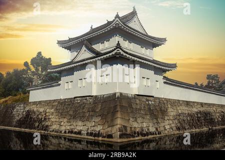 Weltkulturerbe: Burg Nijo (Nijo-jo), Kyoto, Japan. Erbaut 1603 und fertiggestellt 1626. Residenz des ersten Tokugawa Shogun Ieyasu. Das ist es Stockfoto