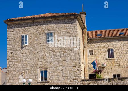 Die Altstadt von Rab, die Adria in Kroatien Stockfoto