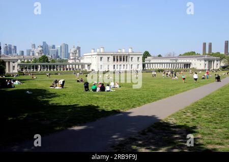 National Maritime Museum Greenwich London Sommer 2023 Stockfoto