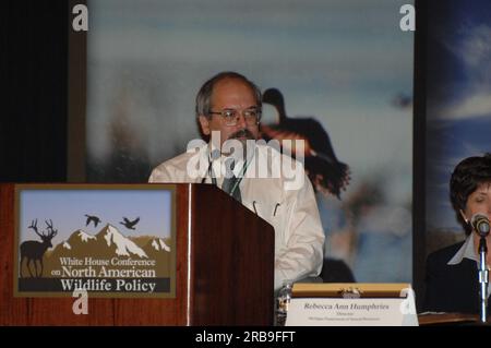 Breakout Meetings unter der Leitung von Minister Dirk Kempthorne und anderen Regierungsvertretern, staatlichen und privaten Organisationen, die im Rahmen der White House Conference on North American Wildlife Policy im Downtown Reno Ballroom, Reno, Nevada, durchgeführt werden Stockfoto