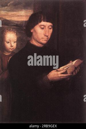 Porträt eines Lesers 1485 von Hans Memling Stockfoto