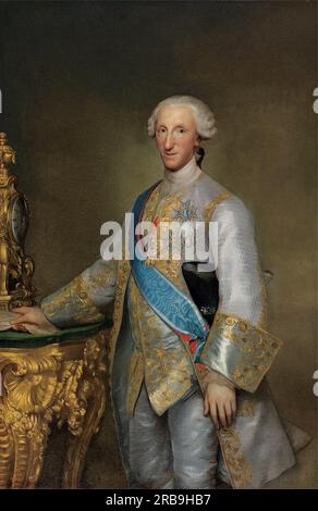 Porträt von Infante Don Luis De Borbón 1776 von Anton Raphael Mengs Stockfoto