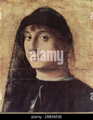 Porträt eines Mannes 1470; Italien von Antonello da Messina Stockfoto