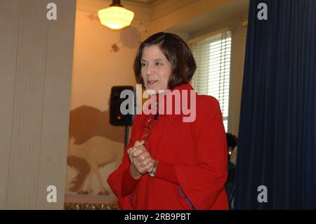Veranstaltung im "Main Interior" zur Würdigung der Beiträge zum "Performance and Accountability Report 2008" des Innenministeriums mit Ausführungen von Stellvertretender Sekretär P. Lynn Scarlett, stellvertretender Sekretär James Cason, Direktor des Haushaltsbüros Pamela Haze, Stellvertretender Kontrolleur Danny Werfel, Direktor des Finanzmanagements Daniel Fletcher, Und Leiter des Planungs- und Leistungsmanagements Richard Beck Stockfoto