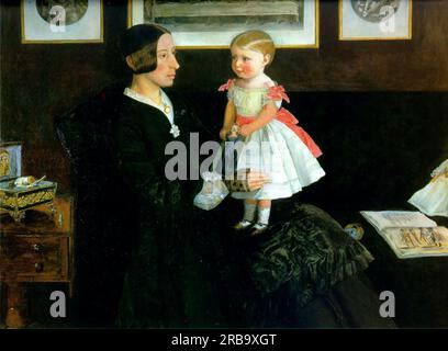 Porträt von Mrs. James Wyatt von John Everett Millais Stockfoto