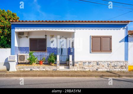 Geburtsort von Josè Saramago, Azinhaga, Golegã, Bezirk Santarém, Alentejo, Portugal Stockfoto