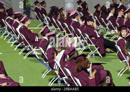 High School-Abschlussfeier Stockfoto