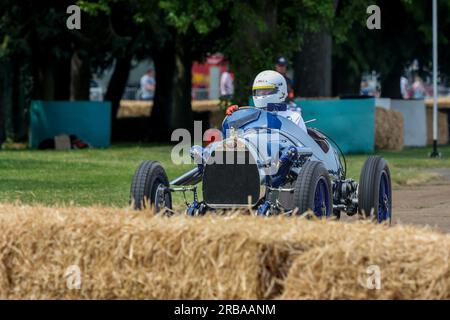 1923 Delage Bequet Special, im Bicester Heritage Flywheel 2023. Stockfoto