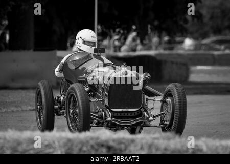 1923 Delage Bequet Special, im Bicester Heritage Flywheel 2023. Stockfoto