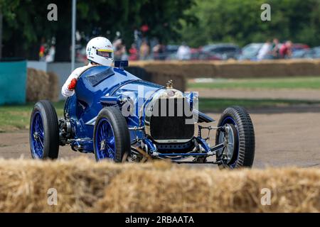 1923 Delage Bequet Special, im Bicester Heritage Flywheel 2023. Stockfoto