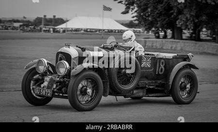 1929 Bentley Blower „UU 5872“ am Bicester Heritage Flywheel 2023. Stockfoto