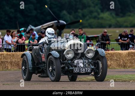 1929 Bentley Blower „UU 5872“ am Bicester Heritage Flywheel 2023. Stockfoto