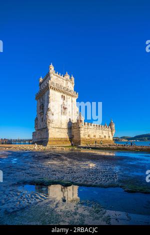 Turm von Belém, Lissabon, Portugal Stockfoto