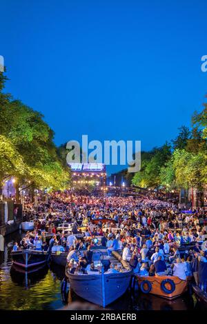 Amsterdam, Holand, Grachtenfestival Stockfoto