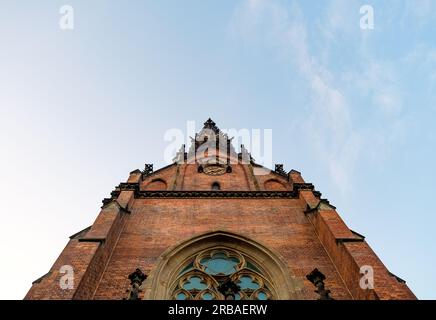 Architektur und Blick auf die Straße in Brünn, Tschechische Republik Stockfoto
