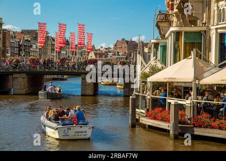 Amsterdam, Holand, BINNENAMSTEL Stockfoto