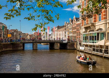 Amsterdam, Holand, BINNENAMSTEL Stockfoto