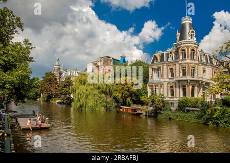 Amsterdam, Holand, SINGELBRACHT IN DER NÄHE DES RIJKMUSEUMS Stockfoto