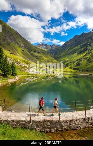 Gleno Damm, Val di Scalve, Bergamo, Lombardei, Italien Stockfoto