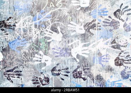 East Side Gallery, Berlin, Deutschland Stockfoto