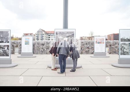 East Side Gallery, Berlin, Deutschland Stockfoto