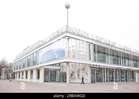 Cafe Moskau, Berlin, Deutschland Stockfoto