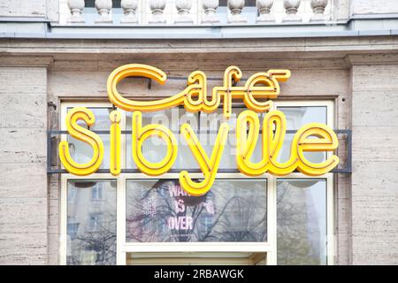 Café Sybille, Berlin, Deutschland Stockfoto