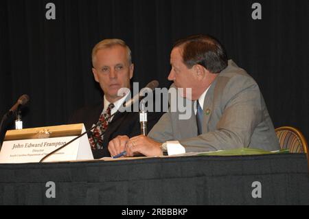 Breakout Meetings unter der Leitung von Minister Dirk Kempthorne und anderen Regierungsvertretern, staatlichen und privaten Organisationen, die im Rahmen der White House Conference on North American Wildlife Policy im Downtown Reno Ballroom, Reno, Nevada, durchgeführt werden Stockfoto