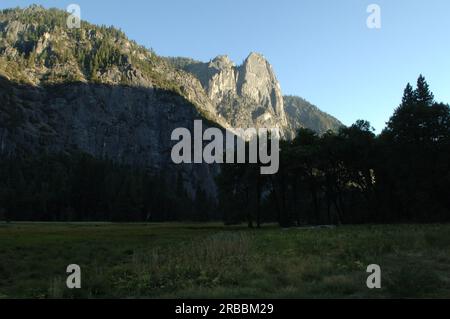 Blick auf den Yosemite-Nationalpark, Kalifornien, während des Besuchs von Minister Dirk Kempthorne Stockfoto