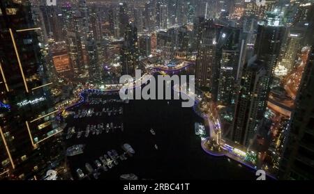 Dubai Marina, Dubai, Vereinigte Arabische Emirate Stockfoto