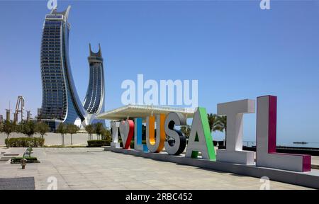 Fairmont Hotel, Marina District, Lusail, Doha, Katar Stockfoto