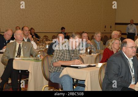 Breakout Meetings unter der Leitung von Minister Dirk Kempthorne und anderen Regierungsvertretern, staatlichen und privaten Organisationen, die im Rahmen der White House Conference on North American Wildlife Policy im Downtown Reno Ballroom, Reno, Nevada, durchgeführt werden Stockfoto