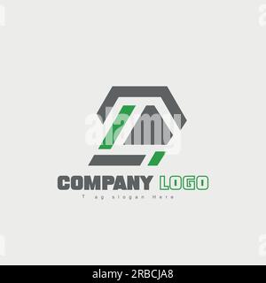 Logo, Unternehmenslogo, Abstract Modern Logo Designs Concept Vector, Flat Vector Logo Design Template, beliebtester berühmter und weltgrößter CO Stock Vektor