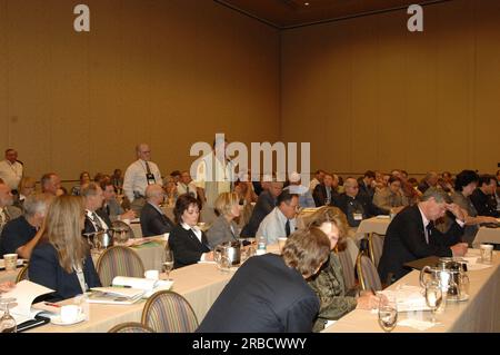 Breakout Meetings unter der Leitung von Minister Dirk Kempthorne und anderen Regierungsvertretern, staatlichen und privaten Organisationen, die im Rahmen der White House Conference on North American Wildlife Policy im Downtown Reno Ballroom, Reno, Nevada, durchgeführt werden Stockfoto