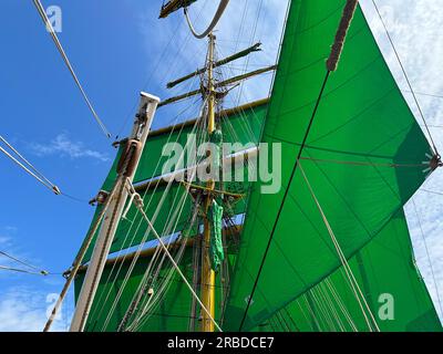 06/24/2023 Kiel Deutschland: windjammer-Parade des Großseglers Alexander von Humboldt 2 Stockfoto