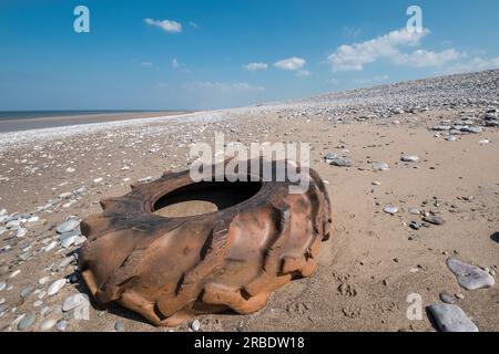 Pensarn Llanddulas Beach in der Nähe von Abergele an der Nordwalisküste Conwy County Stockfoto