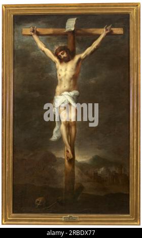 Christus am Kreuz 1665 von Bartolome Esteban Murillo Stockfoto