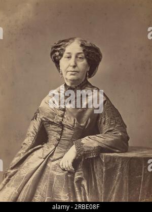 George Sand 1865 von Felix Nadar Stockfoto