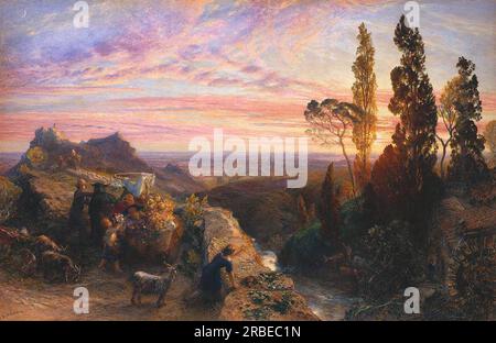 A Dream in the Apennine 1864 von Samuel Palmer Stockfoto