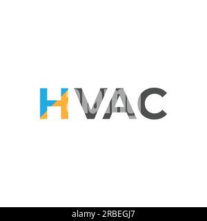 eps1o Vektor Anfangsbuchstabe h hlk-Techniker Logo isoliert auf weißem Hintergrund Stock Vektor